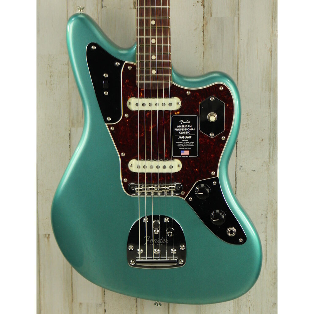 Fender DEMO Fender American Professional Classic Jaguar - Faded Sherwood Green Metallic (840)