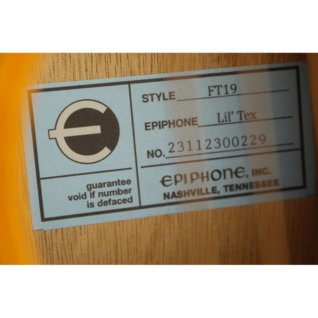 Epiphone USED Epiphone Lil' Tex (229)