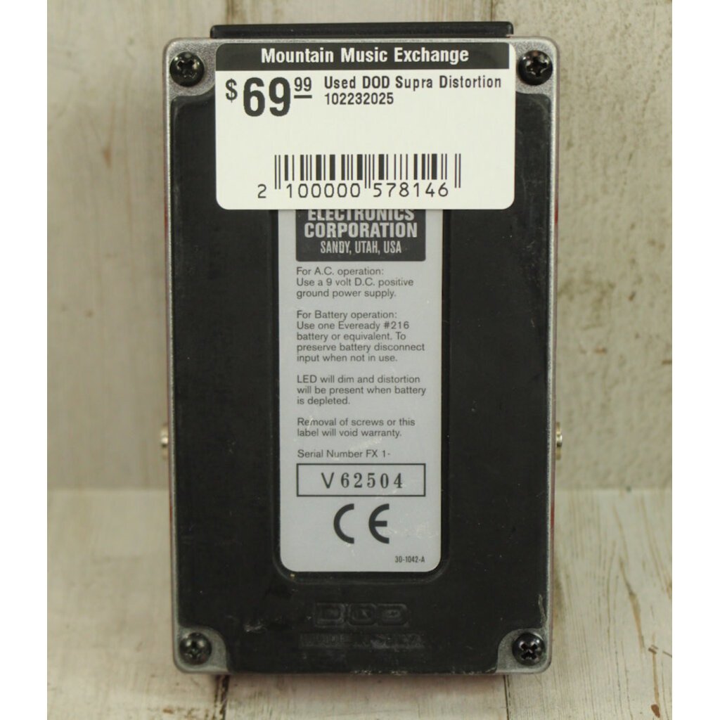 DOD USED DOD Supra Distortion (010)