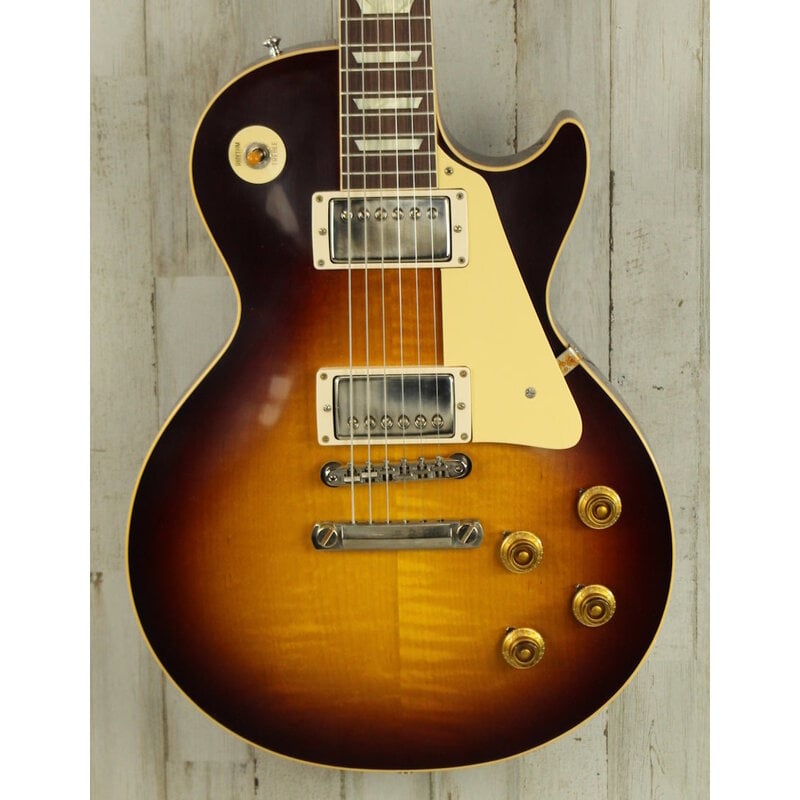 Gibson Custom DEMO Gibson Custom 1958 Les Paul Standard Reissue - Bourbon Burst VOS (096)