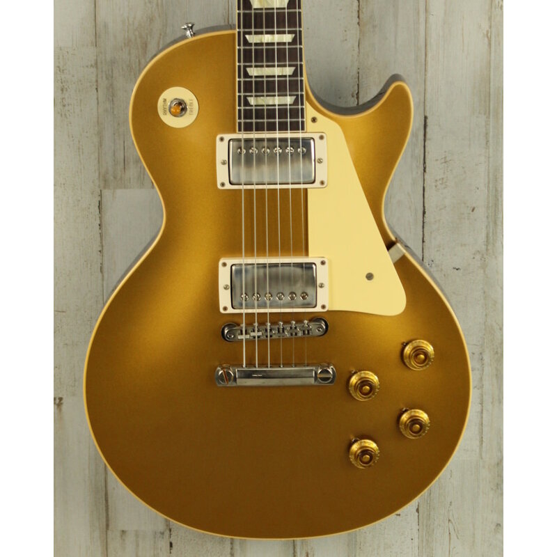 Gibson Custom DEMO Gibson Custom 1957 Les Paul Goldtop Darkback Reissue - Double Gold VOS (675)