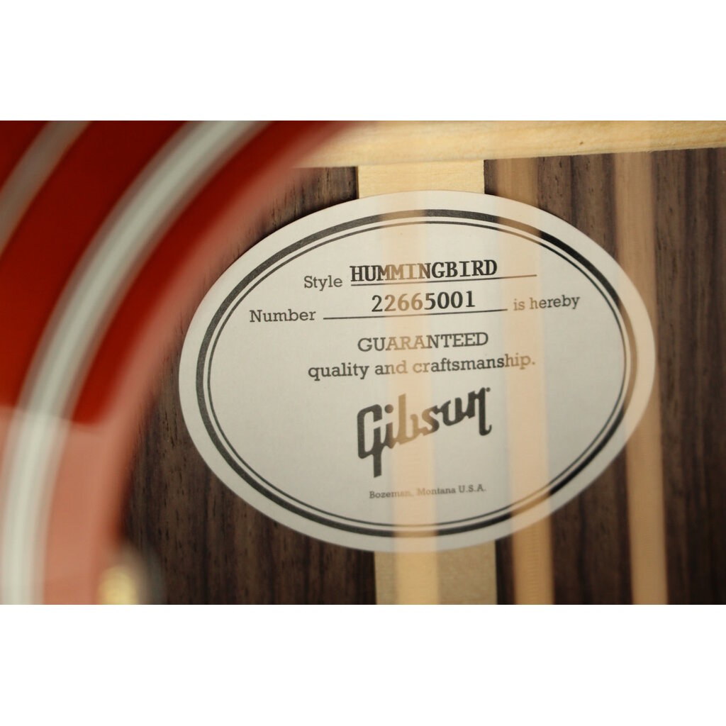 Gibson DEMO Gibson Hummingbird Standard Rosewood - Rosewood Burst (001)