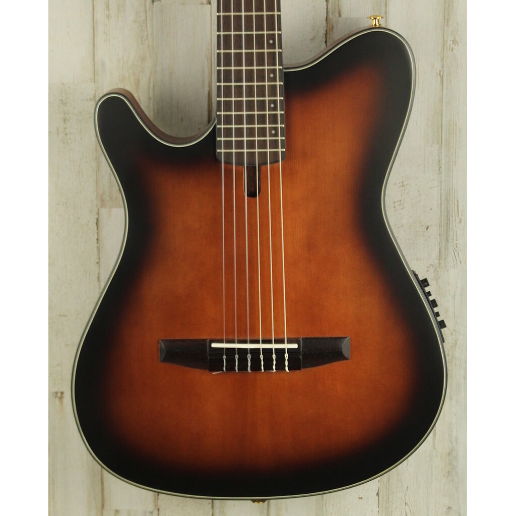 Ibanez DEMO Ibanez FRH10N Thinline Nylon Left Handed - Brown Sunburst (715)