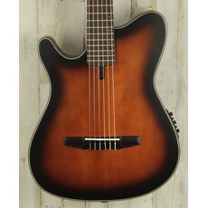 Ibanez DEMO Ibanez FRH10N Thinline Nylon Left Handed - Brown Sunburst (715)