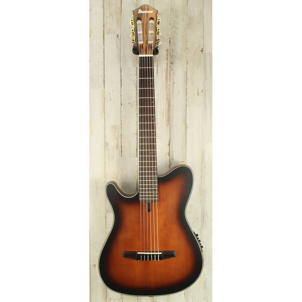 Ibanez DEMO Ibanez FRH10N Thinline Nylon Left Handed - Brown Sunburst (715)