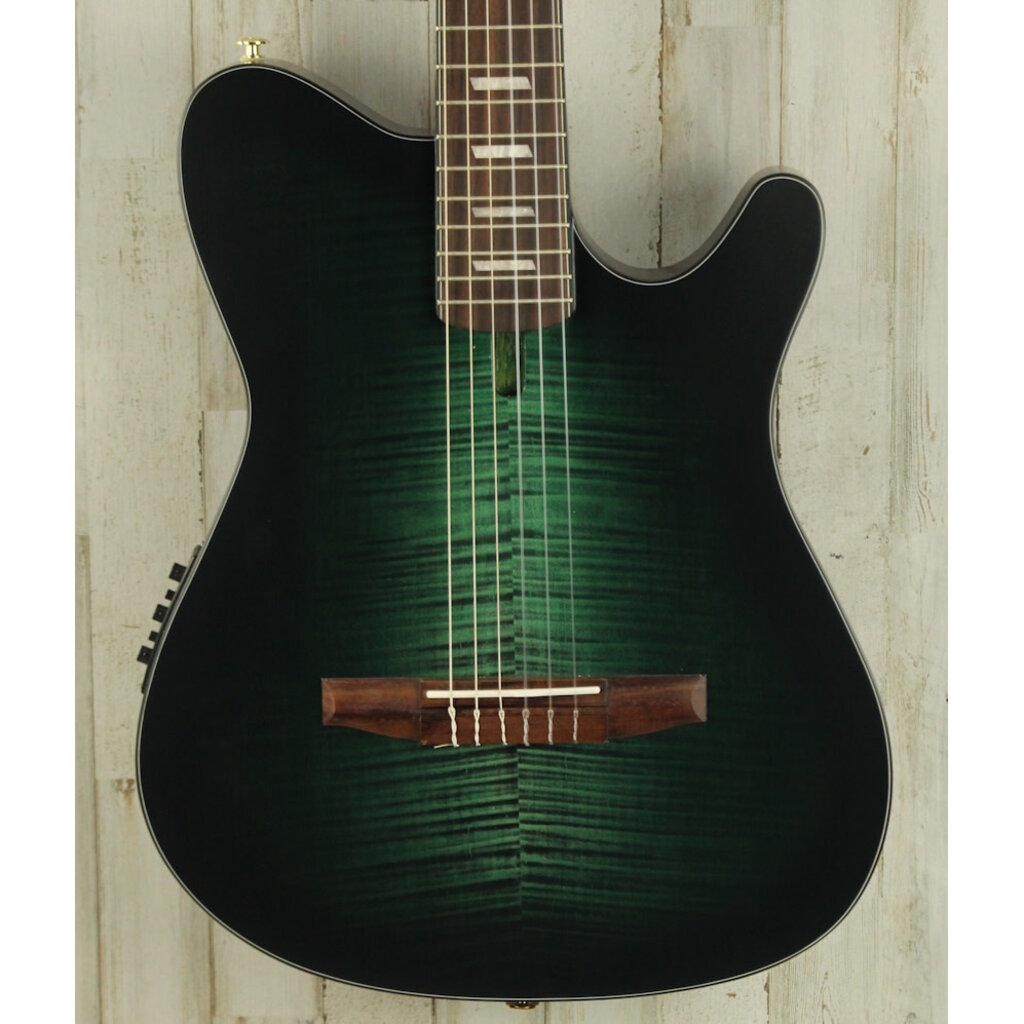 Ibanez DEMO Ibanez FRH20 Thinline Nylon - Dark Emerald Green Low Gloss (915)