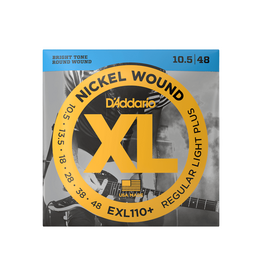 D'Addario NEW D'Addario EXL110+ Nickel Wound Electric Strings - Regular Plus - .0105-.04
