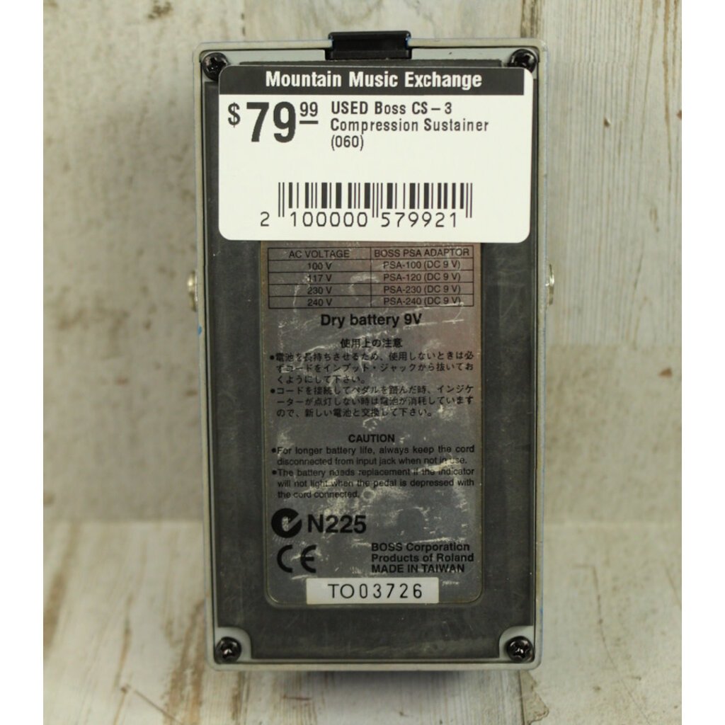 Boss USED Boss CS-3 Compression Sustainer (060)