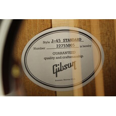 Gibson NEW Gibson J-45 Standard - Vintage Sunburst (005)