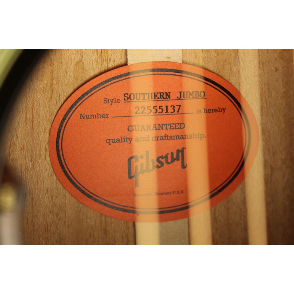 Gibson NEW Gibson Southern Jumbo Original - Vintage Sunburst (137)