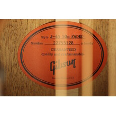 Gibson NEW Gibson J-45 '50s Faded - Faded Sunburst (128)