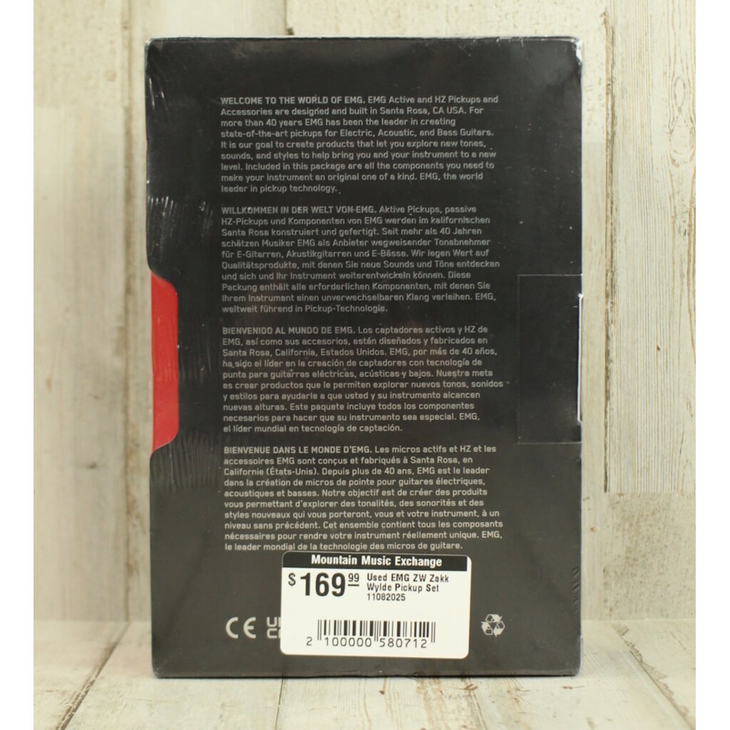EMG USED EMG ZW Zakk Wylde Pickup Set (090)