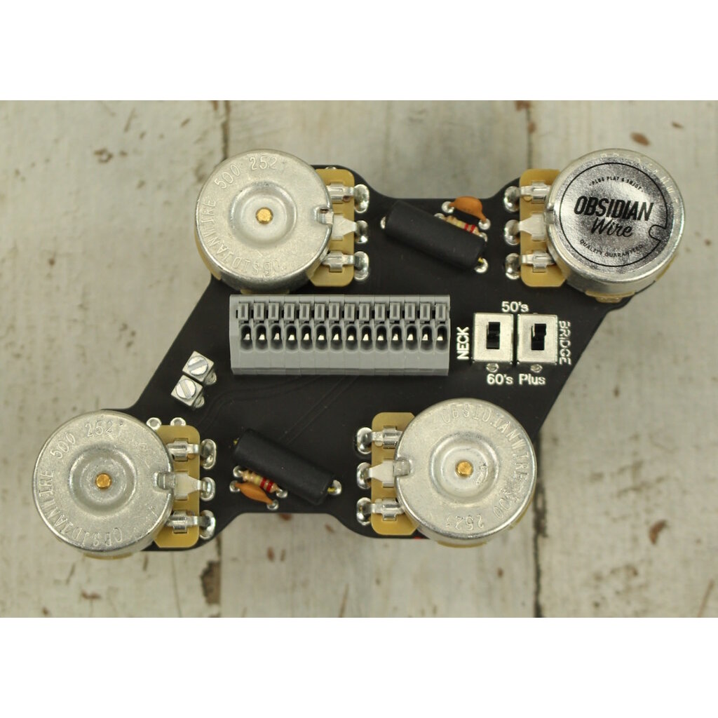 Obsidian Wire USED Obsidian Les Paul Vintage MKII Wiring Kit (030)