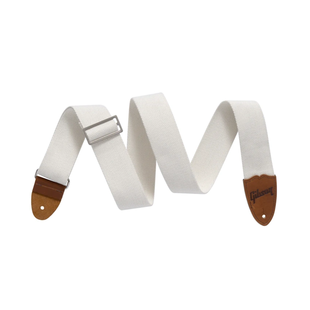 Gibson NEW Gibson The Canvas Guitar Strap - White