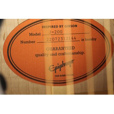 Epiphone DEMO Epiphone J-200 - Aged Vintage Sunburst Gloss (144)