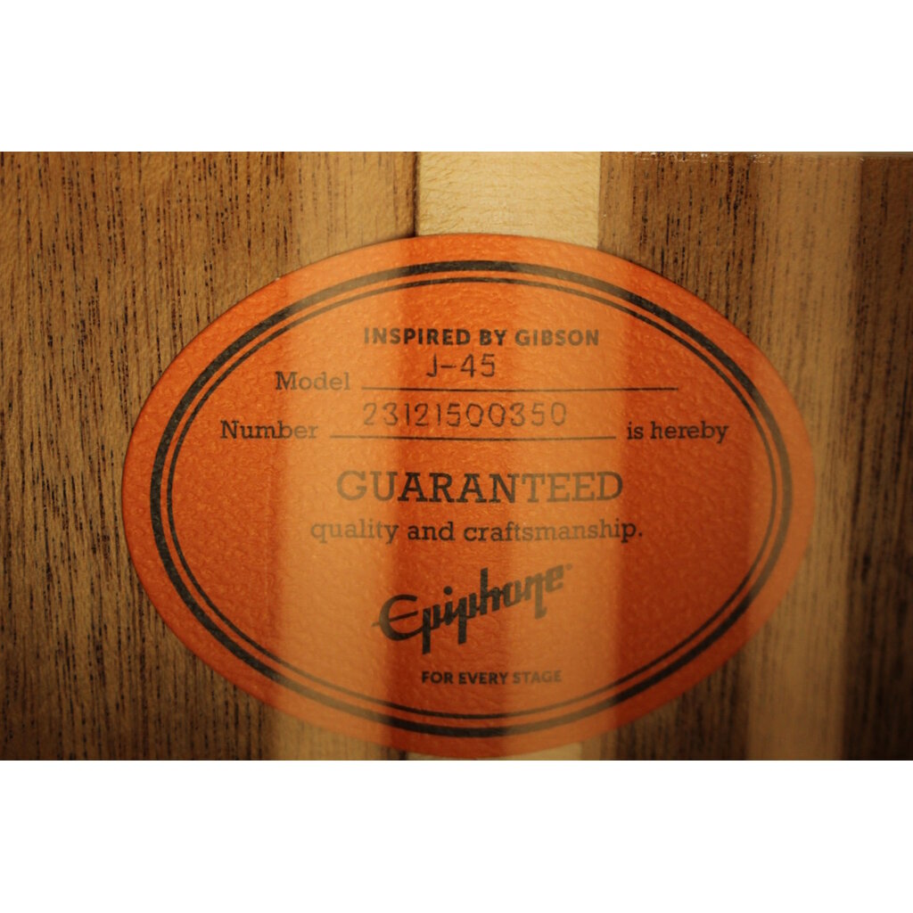 Epiphone DEMO Epiphone J-45 Standard - Aged Tri-Burst (350)