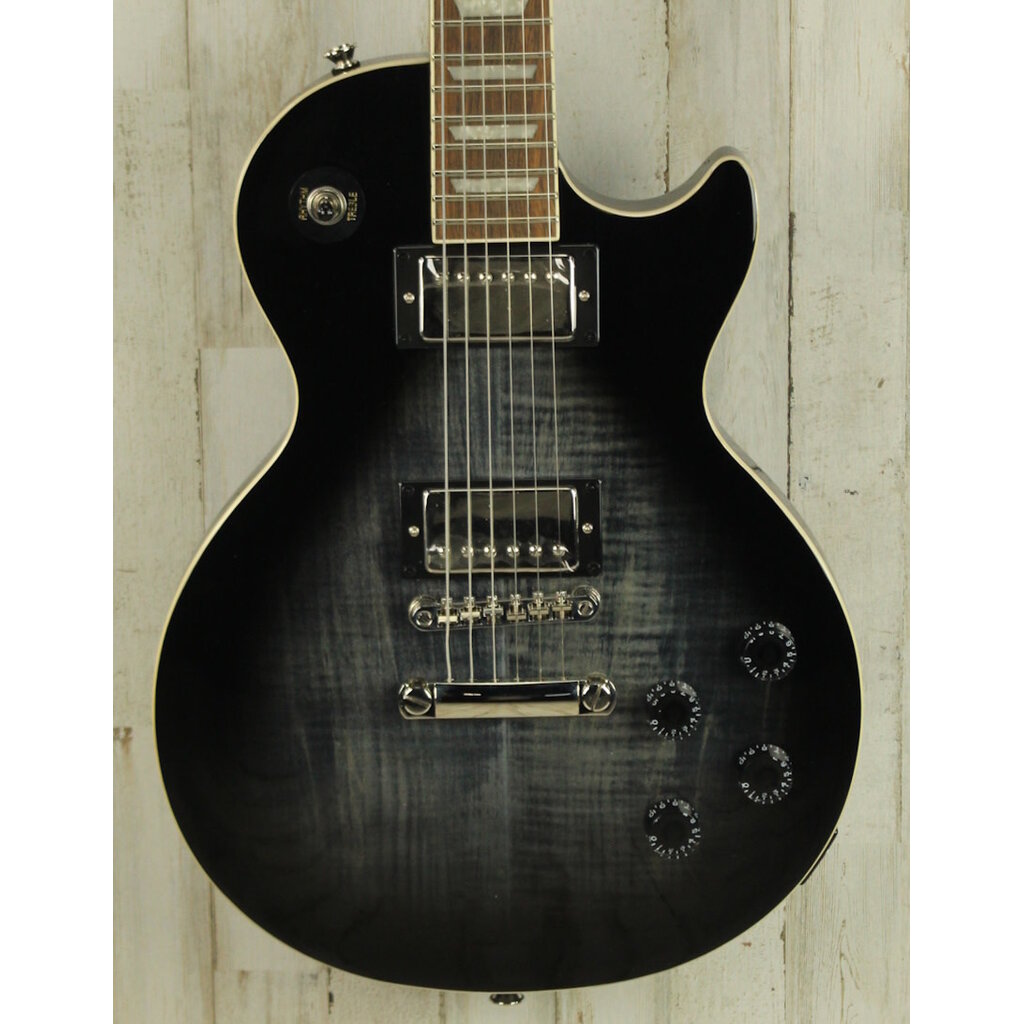 Epiphone DEMO Epiphone Les Paul Tribute Plus - Transparent Ebony (243)
