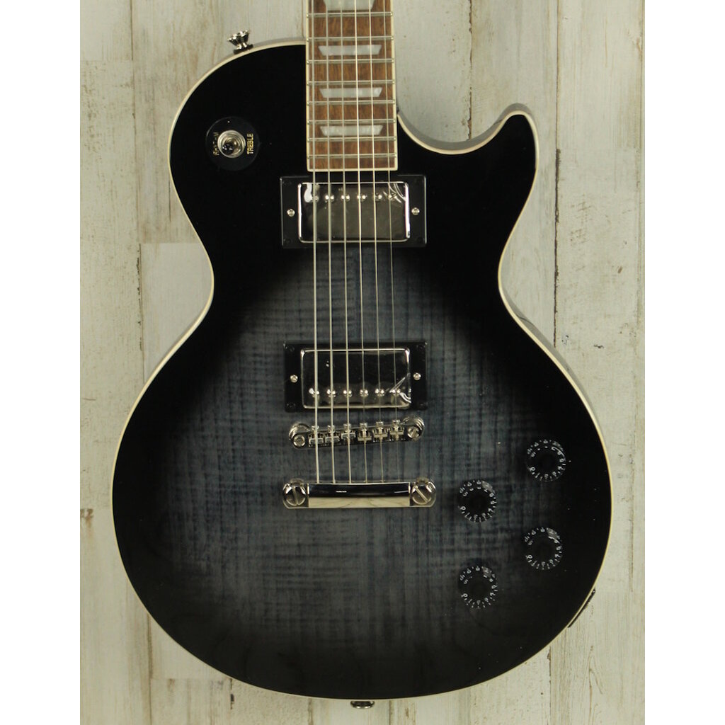 Epiphone DEMO Epiphone Les Paul Tribute Plus - Transparent Ebony (217)