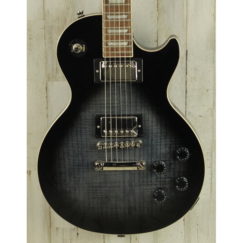 Epiphone DEMO Epiphone Les Paul Tribute Plus - Transparent Ebony (217)