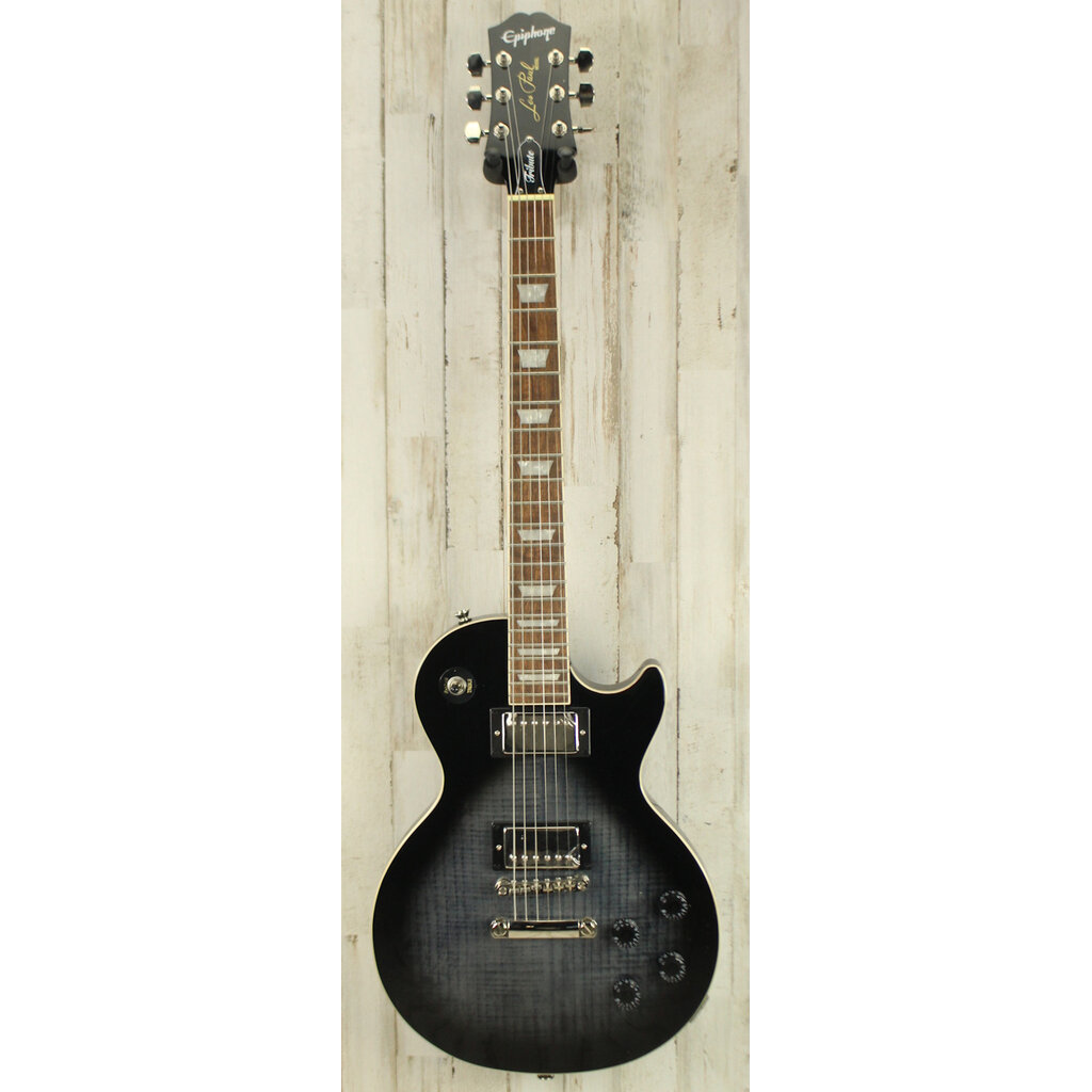 Epiphone DEMO Epiphone Les Paul Tribute Plus - Transparent Ebony (217)
