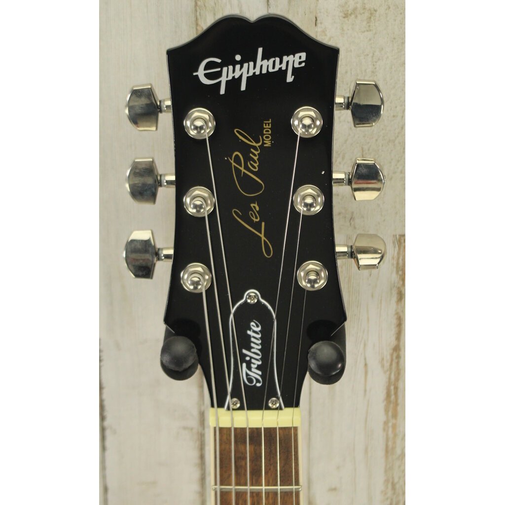 Epiphone DEMO Epiphone Les Paul Tribute Plus - Transparent Ebony (217)