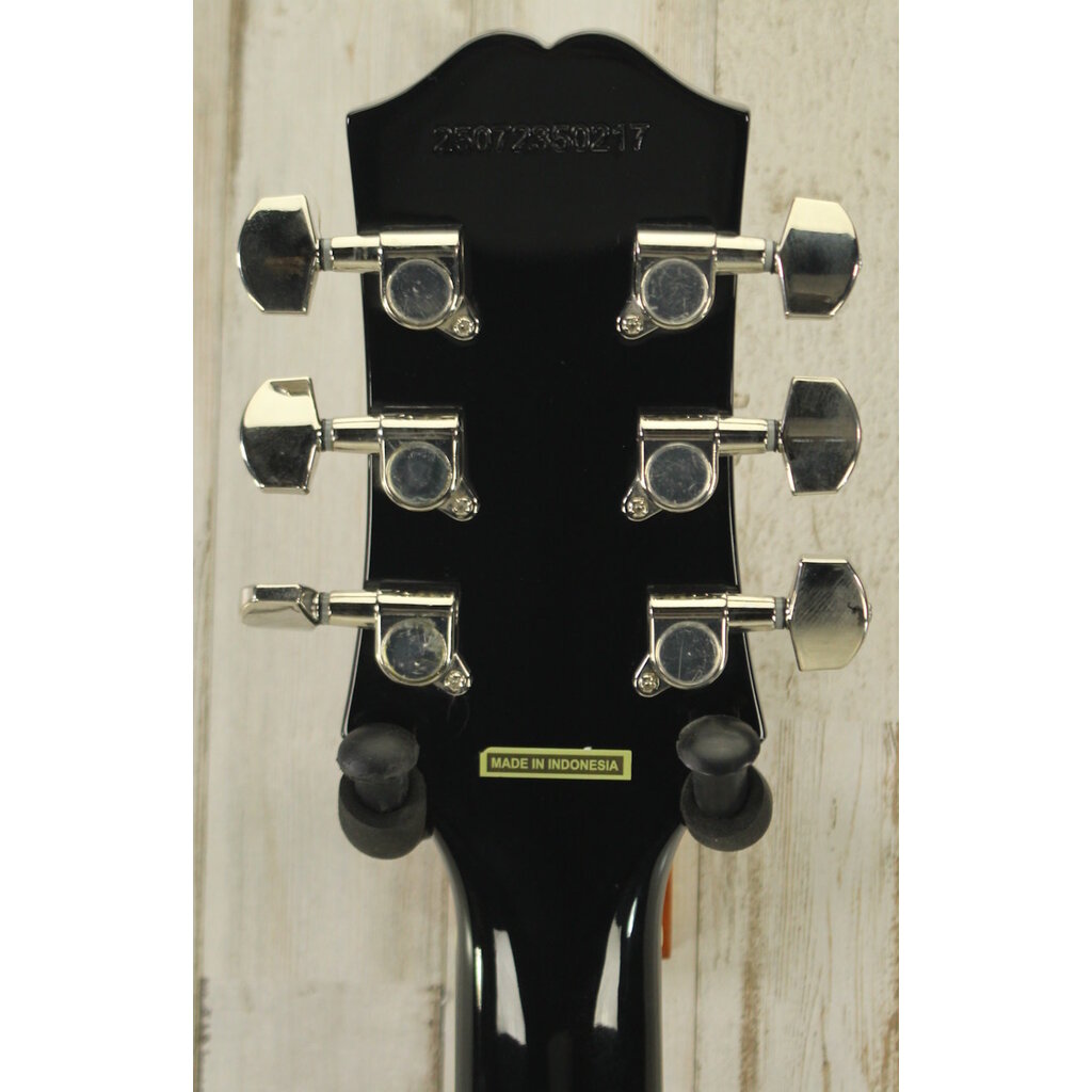 Epiphone DEMO Epiphone Les Paul Tribute Plus - Transparent Ebony (217)