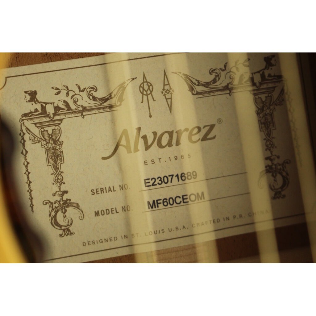 Alvarez USED Alvarez MF60CEOM (689)