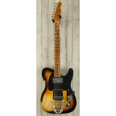 Fender NEW Fender Custom Shop CuNiFe Blackguard Bigsby Telecaster - Faded Aged 2-Color Sunburst (160)