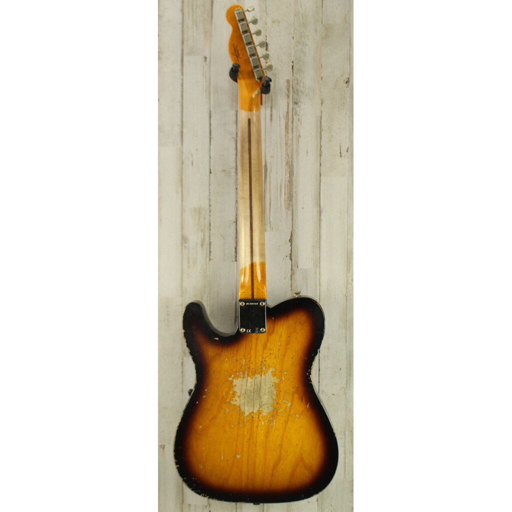Fender NEW Fender Custom Shop CuNiFe Blackguard Bigsby Telecaster - Faded Aged 2-Color Sunburst (160)
