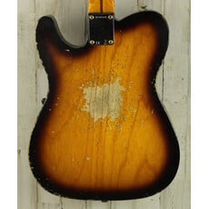 Fender NEW Fender Custom Shop CuNiFe Blackguard Bigsby Telecaster - Faded Aged 2-Color Sunburst (160)