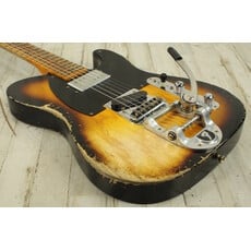 Fender NEW Fender Custom Shop CuNiFe Blackguard Bigsby Telecaster - Faded Aged 2-Color Sunburst (160)