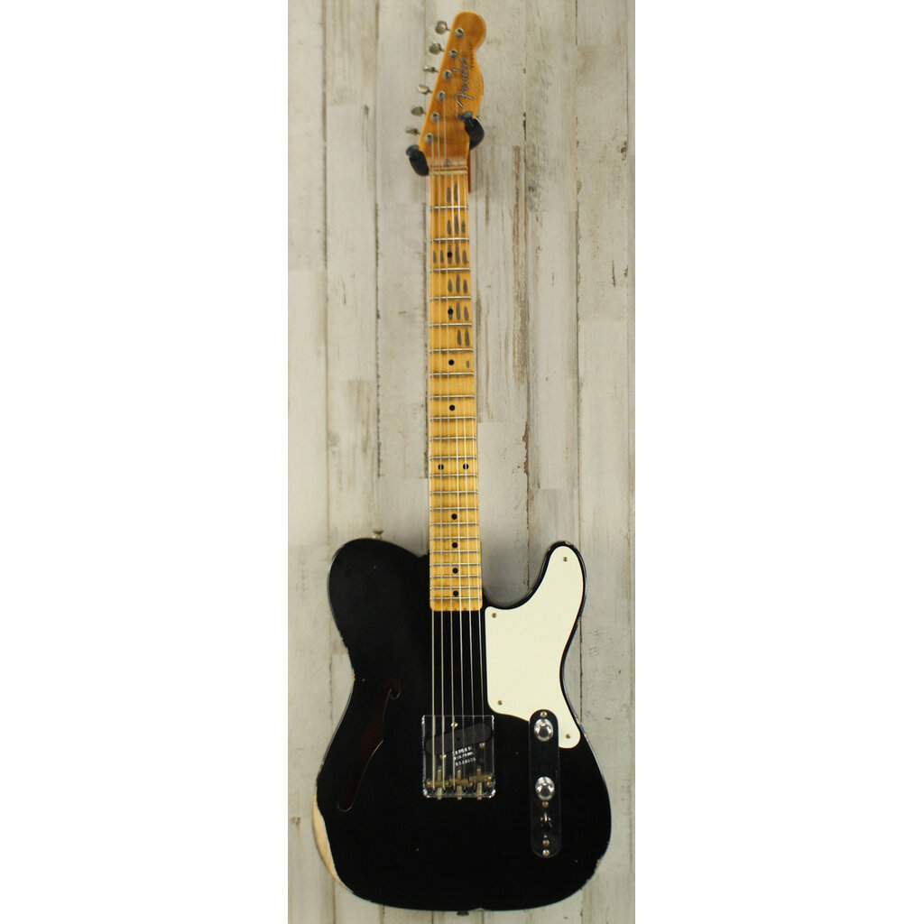 Fender NEW Fender Custom Shop Limited Edition Red Hot Esquire Relic - Aged Black (838)