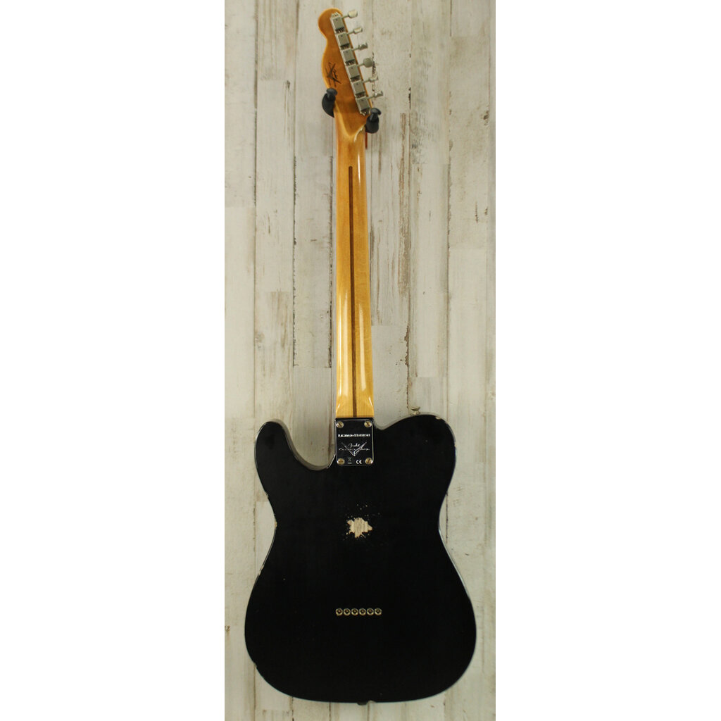 Fender NEW Fender Custom Shop Limited Edition Red Hot Esquire Relic - Aged Black (838)