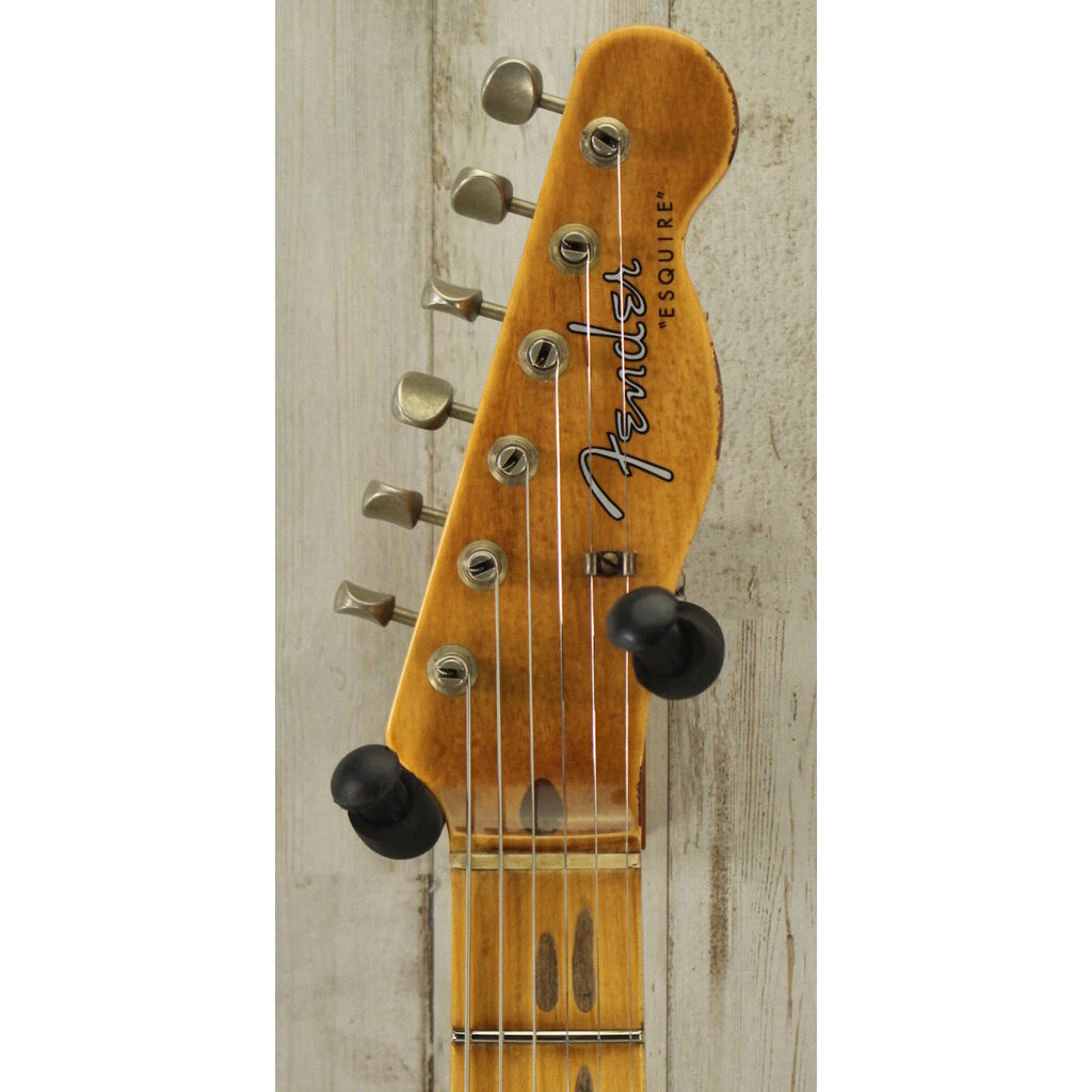 Fender NEW Fender Custom Shop Limited Edition Red Hot Esquire Relic - Aged Black (838)