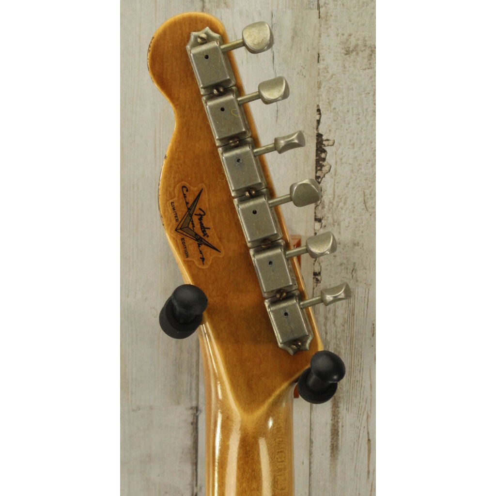 Fender NEW Fender Custom Shop Limited Edition Red Hot Esquire Relic - Aged Black (838)