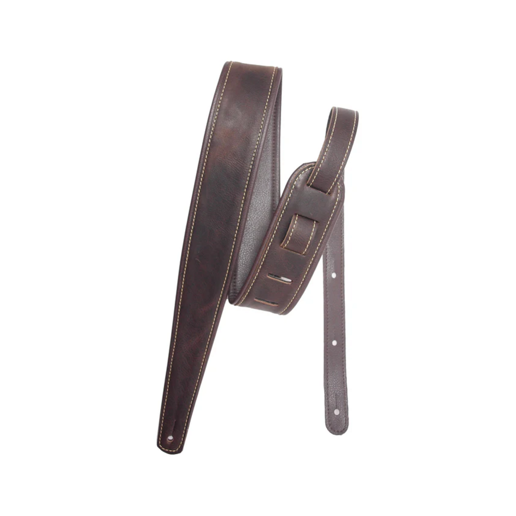LM NEW LM Premier Guitar Strap - Chocolate
