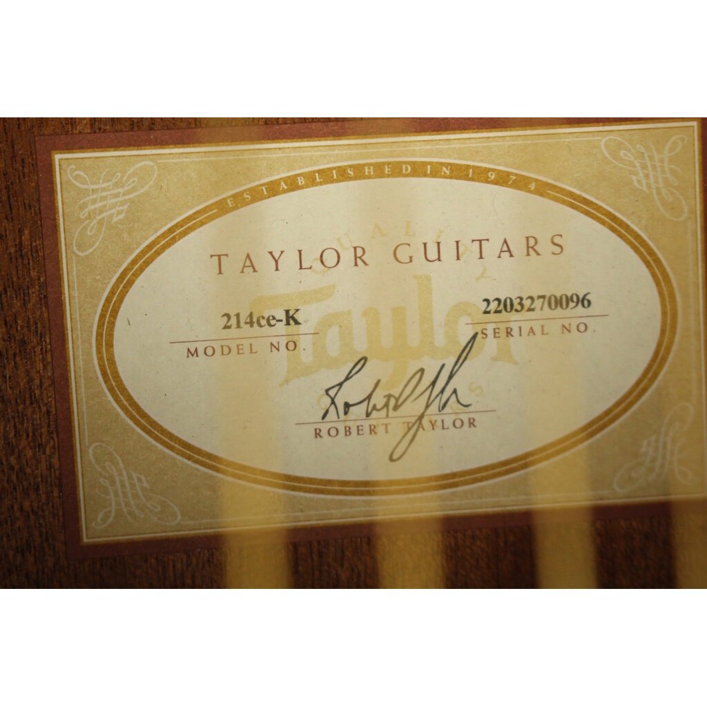 Taylor PROJECT Taylor 214ce-K (096)