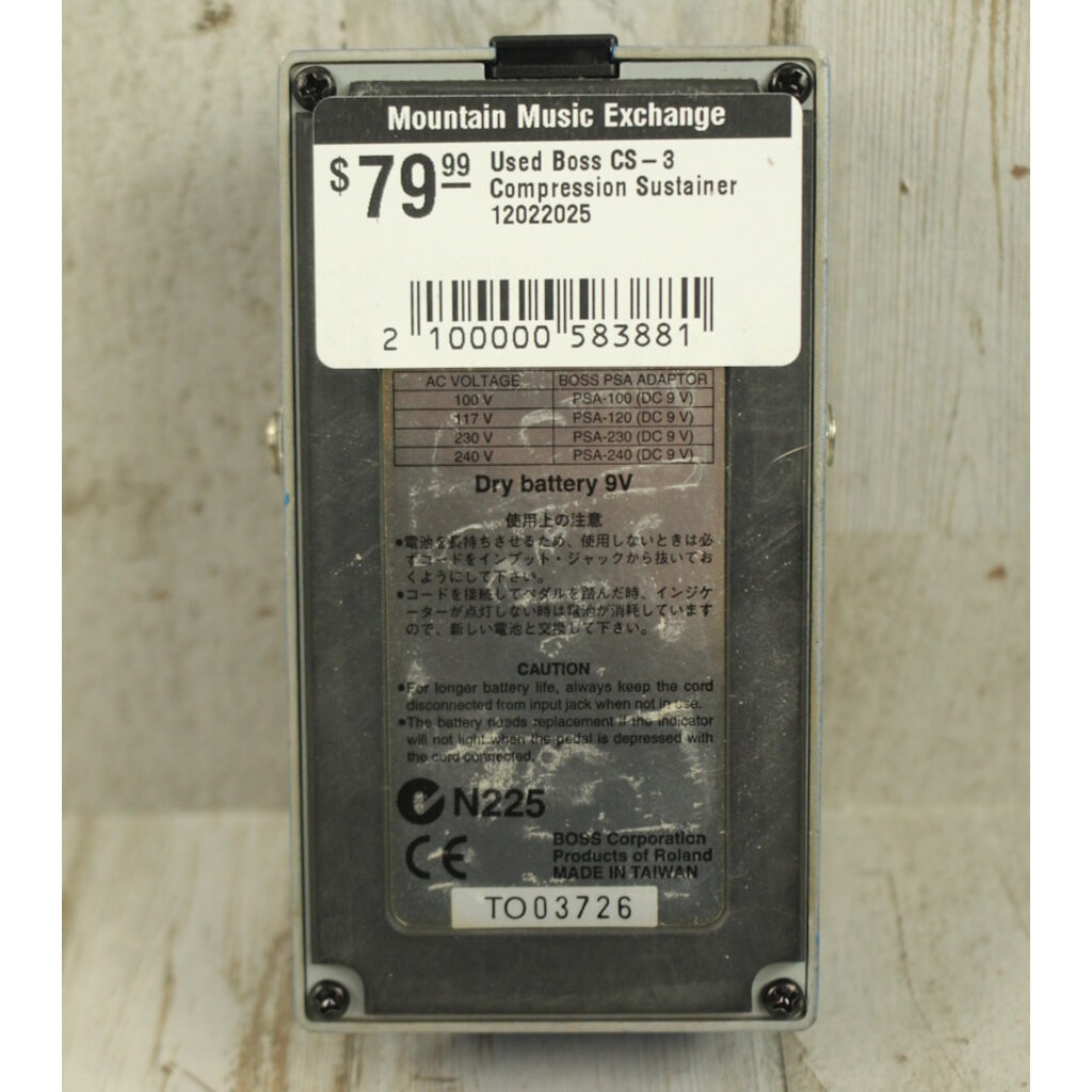 Boss USED Boss CS-3 Compression Sustainer (020)