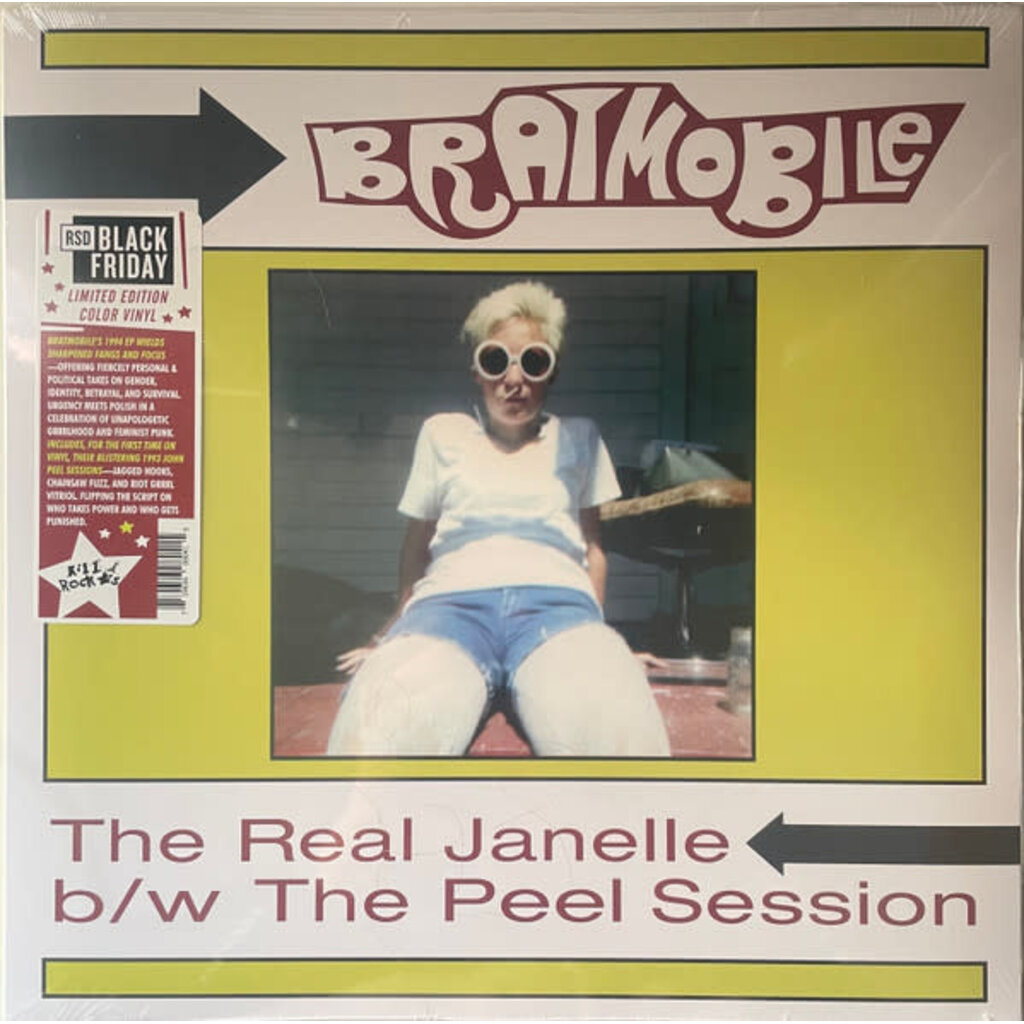 Vinyl NEW Bratmobile – The Real Janelle & The Peel Session-RSD