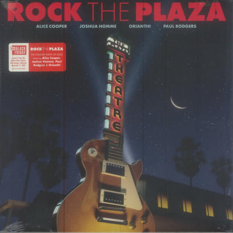 Vinyl NEW Various – Rock The Plaza: Concert To Save The Historic Plaza Theatre In Palm Springs-RSD