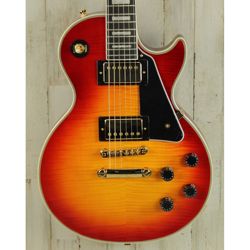 Epiphone DEMO Epiphone Les Paul Custom Figured - Heritage Cherry Sunburst (320)