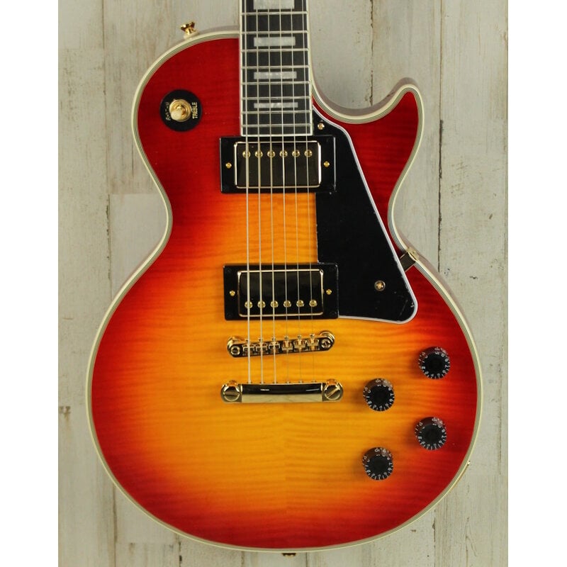 Epiphone DEMO Epiphone Les Paul Custom Figured - Heritage Cherry Sunburst (320)