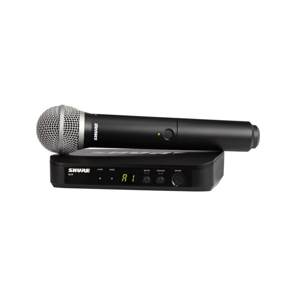 Shure NEW Shure BLX24/PG58 Wireless Handheld Microphone System - H9 Band