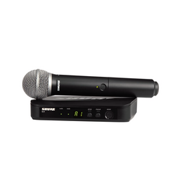 Shure NEW Shure BLX24/PG58 Wireless Handheld Microphone System - H9 Band