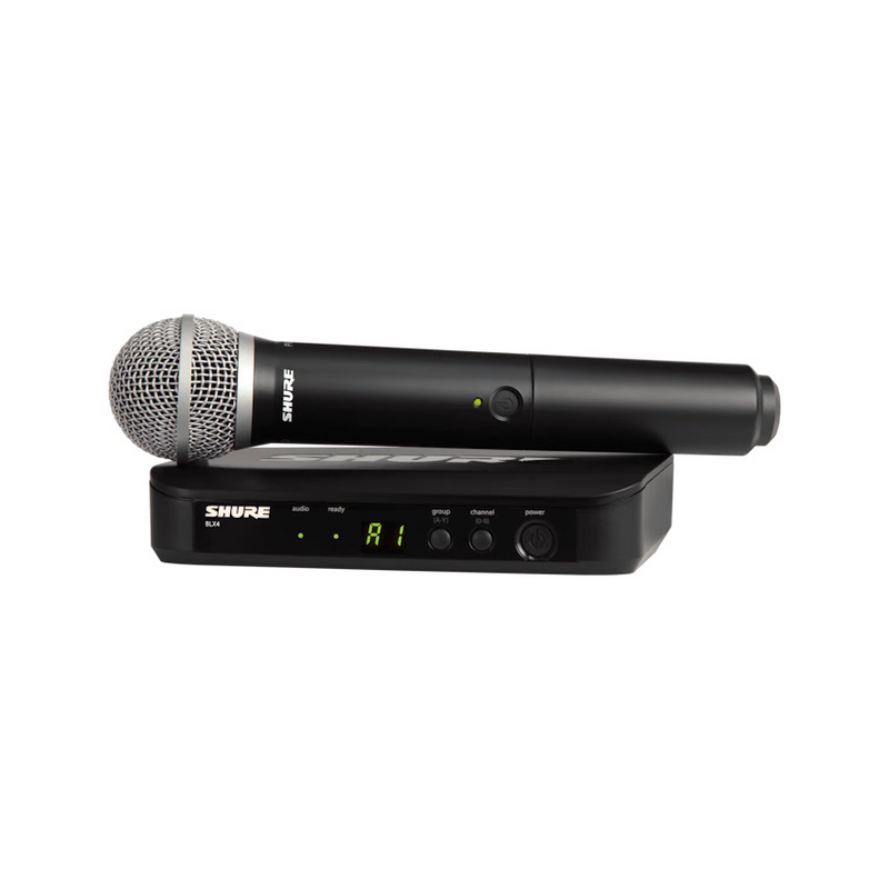 Shure NEW Shure BLX24/PG58 Wireless Handheld Microphone System - H9 Band
