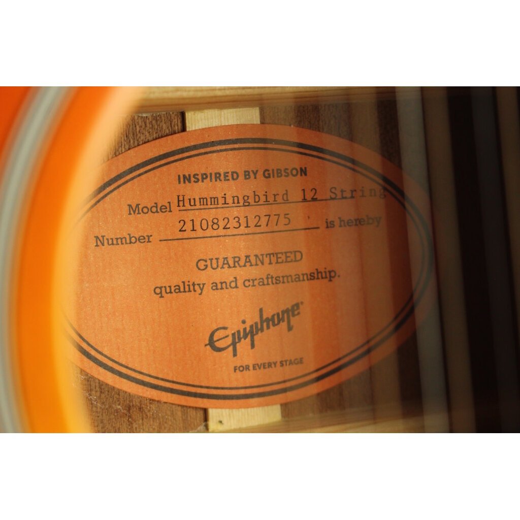 Epiphone USED Epiphone Hummingbird 12 String (775)