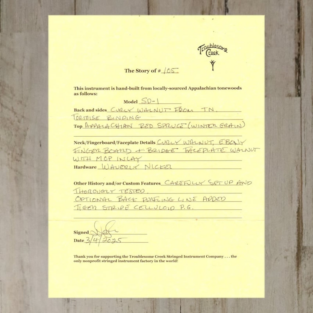 Troublesome Creek USED Troublesome Creek Sweet Dread Series SD-1 (185)