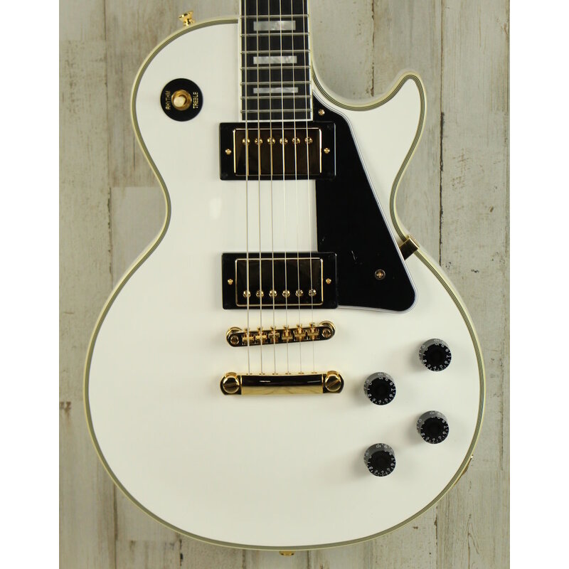 Epiphone DEMO Epiphone Inspired by Gibson Custom Les Paul Custom - Alpine White (491)