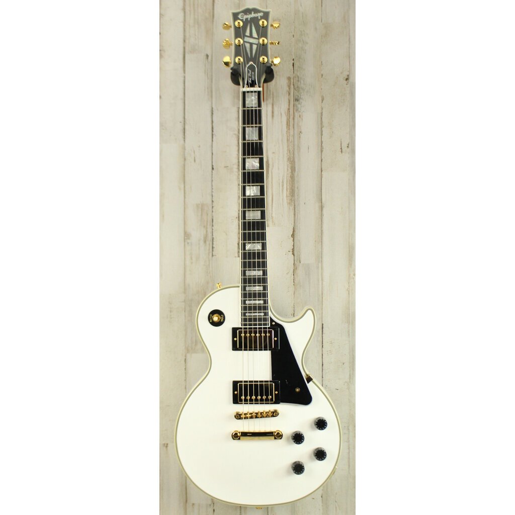Epiphone DEMO Epiphone Inspired by Gibson Custom Les Paul Custom - Alpine White (491)