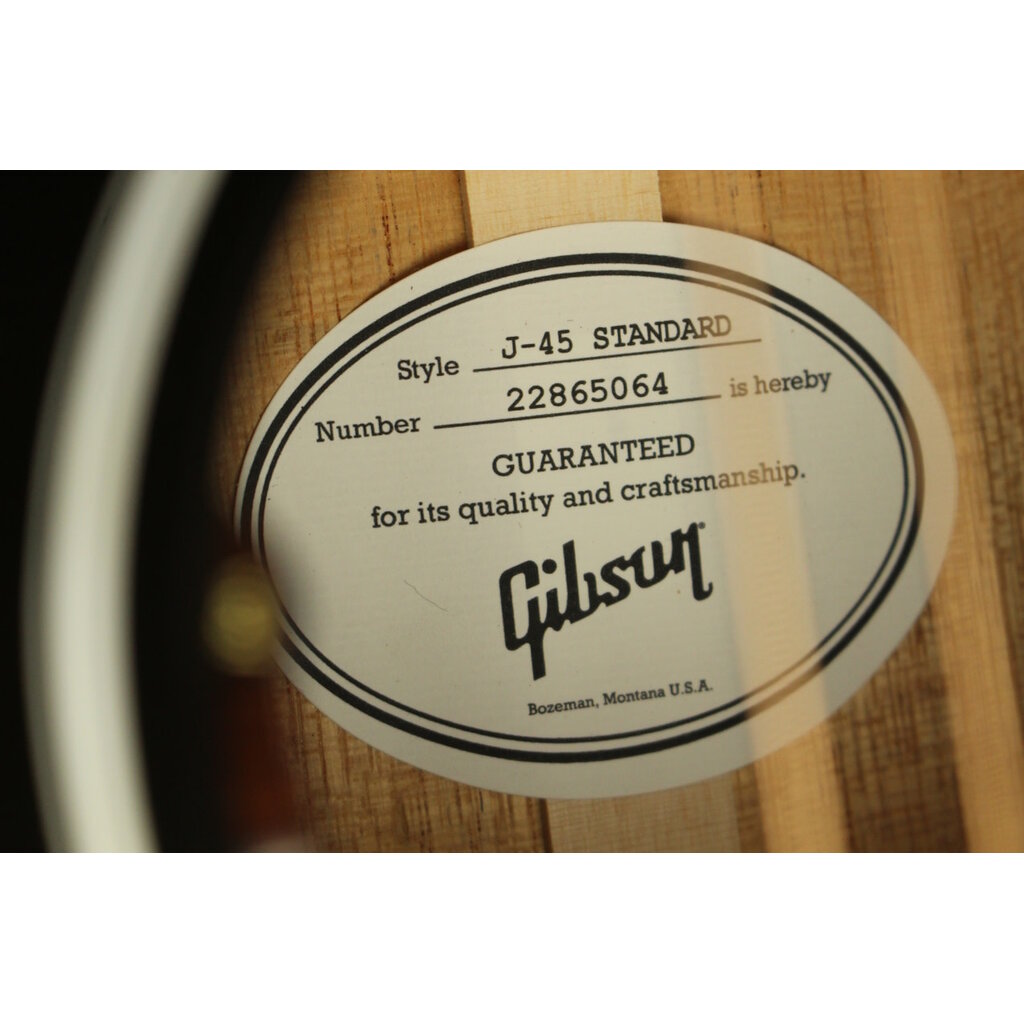 Gibson NEW Gibson J-45 Standard - Vintage Sunburst (064)